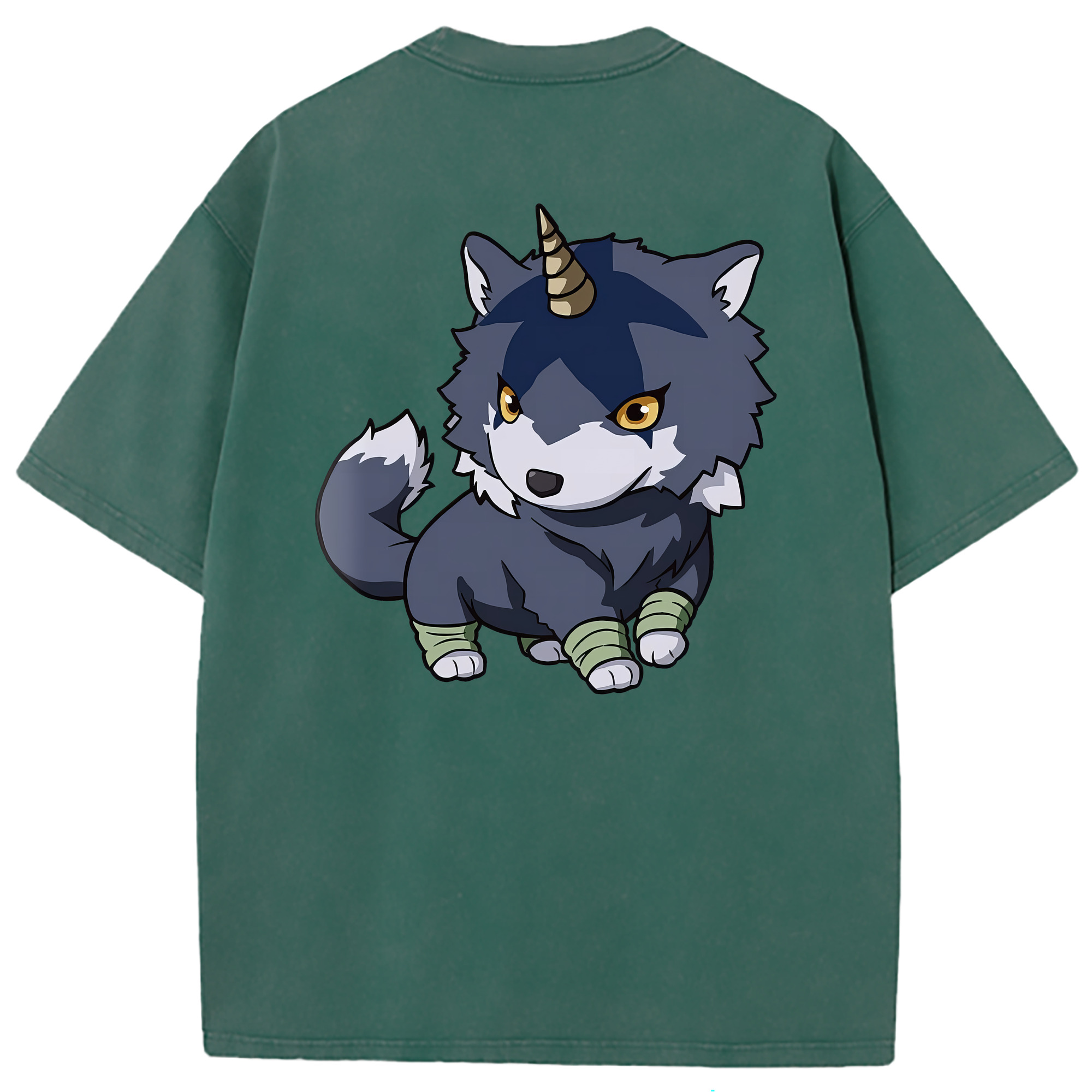 （画像用） 転スラ Regarding Reincarnated to Slime 綿100% ヴィンテージ風 半袖Tシャツ（背面プリント）